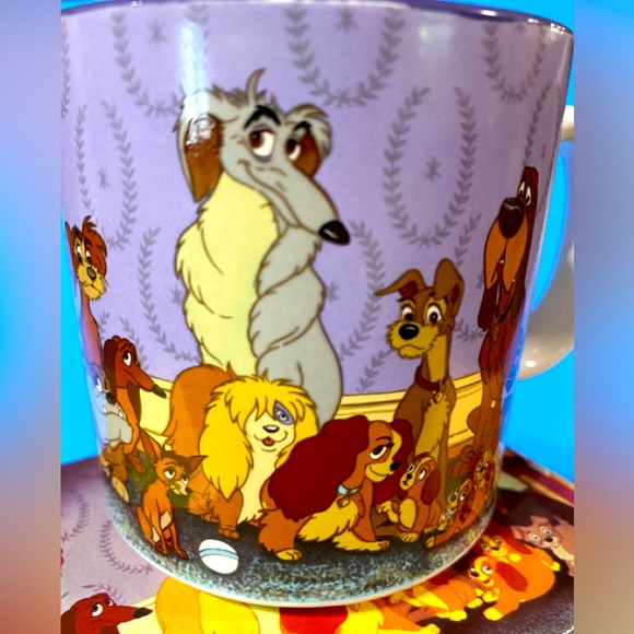 DISNEY STORE EXCLUSIVE VTG 90’s NWT LADY AND THE TRAMP WALT DISNEY’S CLASSIC MUG - Picture 6 of 14